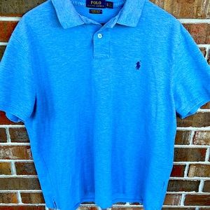 Men’s Heather Blue Polo by Ralph Lauren